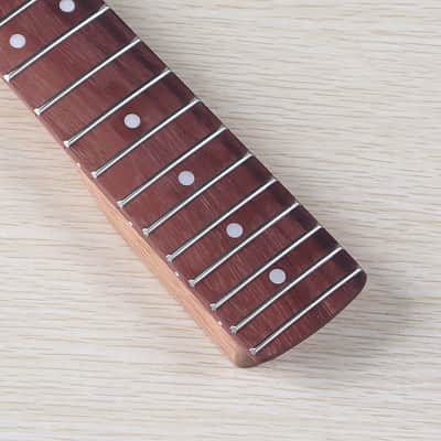 Mahogany Strat Guitar Neck With Rosewood Fingerboard,22Frets image 7