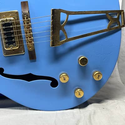 Gretsch G5191 Tim Armstrong Lefty Left-Handed Semi-Hollow Body Electric Guitar -- Spray Painted image 6