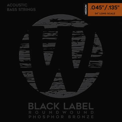 Warwick Black Label Acoustic Bass 5-String 45-135 image 1