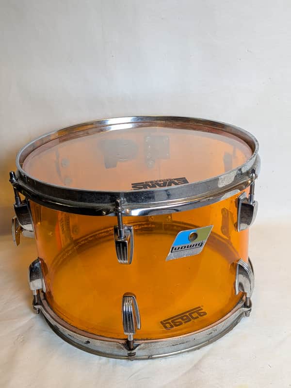 Ludwig 12" Rack Tom - Clear Amber image 1