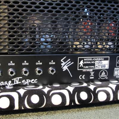 Hovercraft Caribou Stage IV spec OpArt 'ODdS' custom OVERDRIVE Black / White mohair elephant image 10