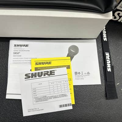 Shure SM58 Handheld Cardioid Dynamic Microphone 1984 - Present - Black image 5