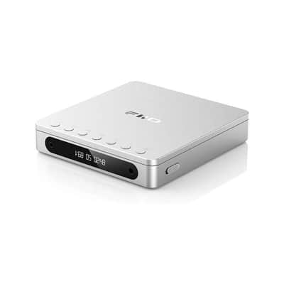FiiO DM13 Multifunctional Portable Stereo CD Player with Long-Lasting Battery, Supports USB Ripping, Optical/coaxial/3.5mm/4.4mm outputs (Silver Bluetooth) image 1