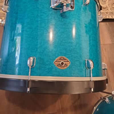 Tama Starclassic Performer Drums 1990s - Gravure Marine Blue image 18