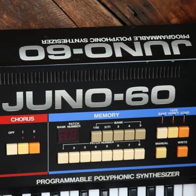 1983 Roland Juno-60 61-Key Polyphonic Synthesizer (Serviced) image 2
