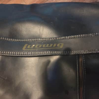 Vintage Ludwig  Floor tom bag case with logo 1970s image 2