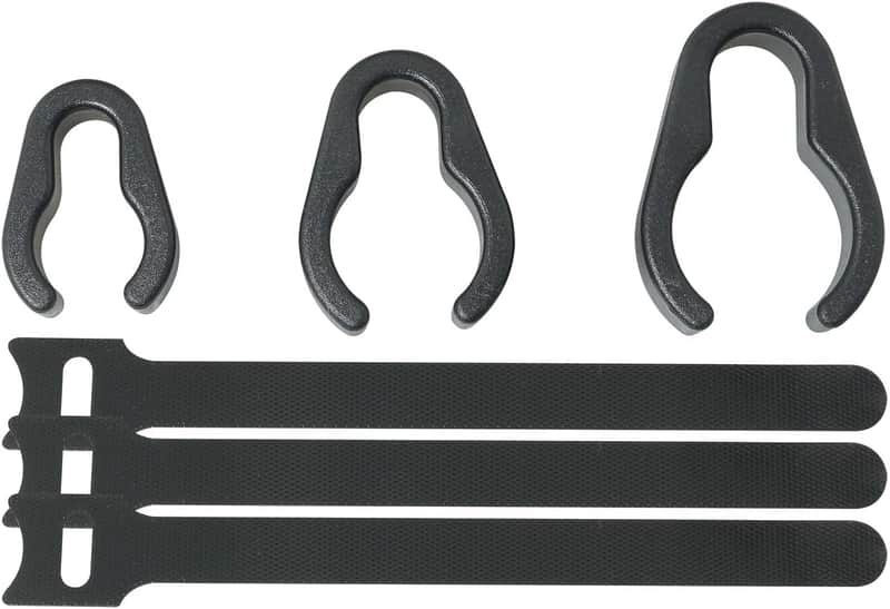 25PCS 3 Sizes Microphone Stand Cable Clips Mic Cable Clips Plastic Microphone Cable Holders Clamp Boom Pole Cable Clips Clamp Plastic Mount Flexible Mic Cable Clamps Boom Pole Cable Clips image 1