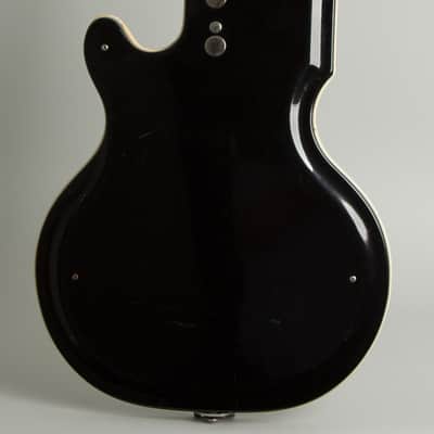 National  Val-Pro 88 Semi-Hollow Body Electric Guitar (1963), ser. #T-86077, original black alligator hard shell case. image 4