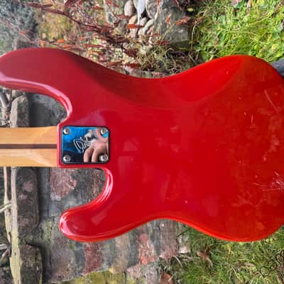 1979 Fender Precision Bass - Morocco Red - International Color Series - OHSC image 4