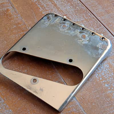 Glendale USA Telecaster Bridge And Neck Plate Compensated Saddles EXCELLENT image 6