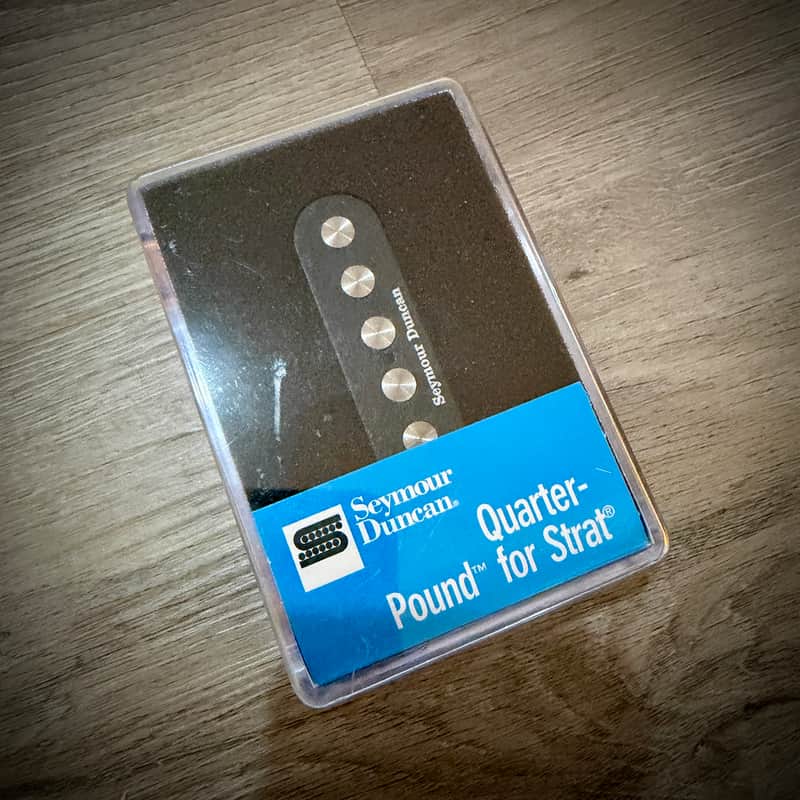 Seymour Duncan SSL-4 Quarter Pound Flat Strat RWRP Pickup 2010s - Black