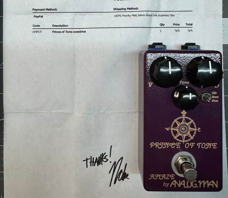 Analogman Prince Of Tone 2016 - Red image 1
