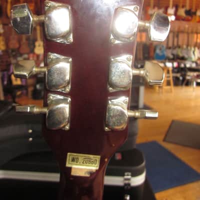 Harmony Effector Vintage 1970s Electric Guitar Les Paul Copy Tobacco Burst w/ Hard Case image 9