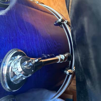 Premier Artist Birch 90s era - Blue Gloss Lacquer 22x16 Very Nice Condition! image 5