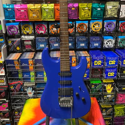 Aria Pro II SL-DX3 electric guitar in blue - Made in Japan image 9