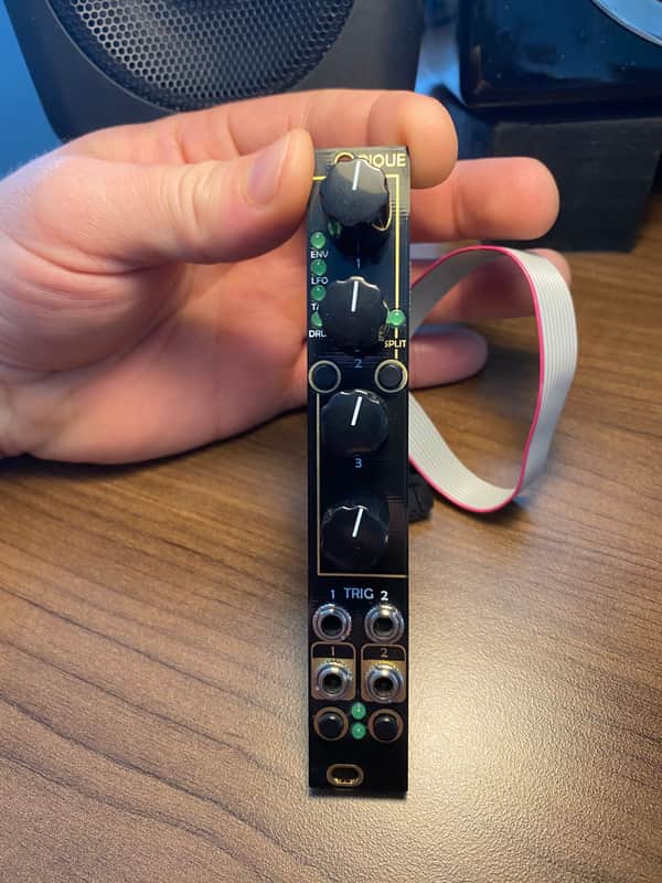 After Later Audio Pique (uPeaks) Micro Mutable Instruments Peaks Eurorack Module - Black/Gold 2021 image 1