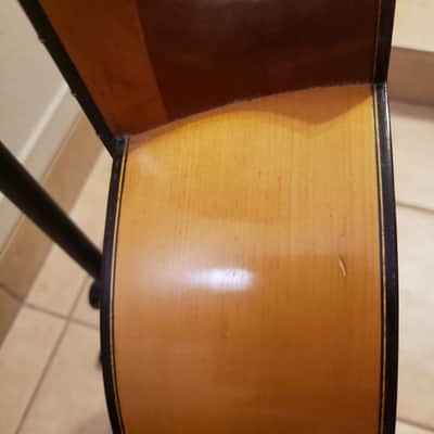 Anselmo Solar Gonzalez Anselmo Solar Gonzalez flamenco guitar - Santos Hernandez/Marcelo Barbero style 1964 - Top: German spruce with new golpe plates. Sides and Back: Cypress Neck: Mahogany Fingerboard: Ebony image 14