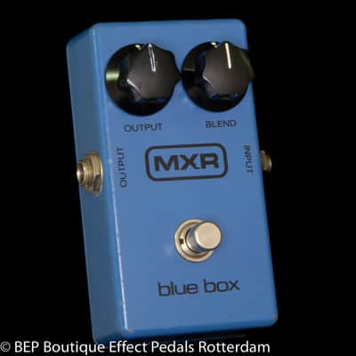 Vintage MXR Blue Box Block Logo 1977 s/n 3-008 140 as used by Jimmy Page, Rowland S Howard - Birthday Party image 1
