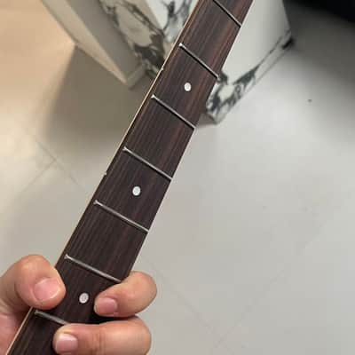 4-string electric bass neck jazz bass stainless steel 20 frets flame Maple guitar neck 34inch hole 18mm Rosewood fingerboard image 2