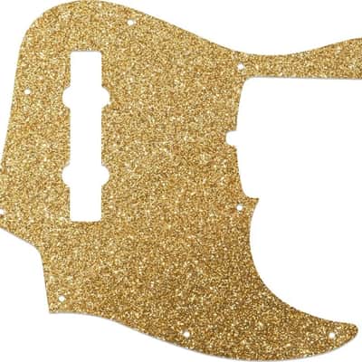 WD Custom Pickguard For Fender 2019 5 String American Ultra Jazz Bass V #60RGS Rose Gold Sparkle