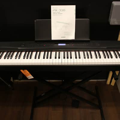 Used Casio Privia PX-330BK 88-Key Keyboard w/ Sustainer
