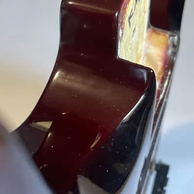 2010's India Jackson DKXT Dinky Arched Top Transparent Red Quilt Guitar Body Hard Tail image 17