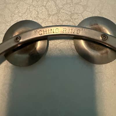 Vintage Original Ralph Kester Ching Ring Hi-Hat Tambourine, Exceptional Condition. image 9