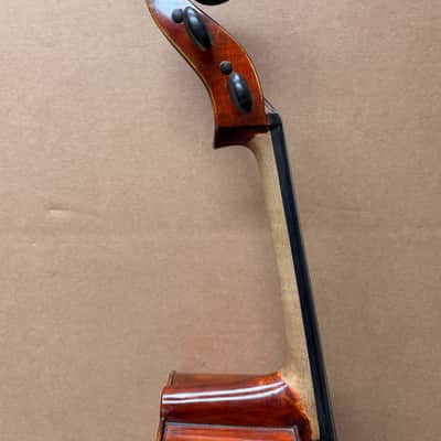 Gunter von Aue 4/4 Cello – German Made – Full Size – w/ Leather Case – Crack Repair Needed / Plays image 14