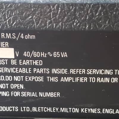 Marshall Master Lead Combo Model 5010 30-Watt 1x12 1980s image 3