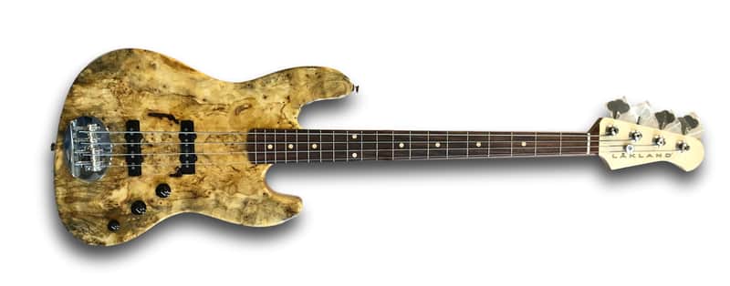 Lakland USA Series 44-60 Buckeye Burl Top 2019 Natural image 1
