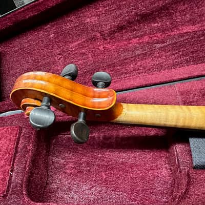 Used J. Balaton Stringed Instrument 4/4 Full Sized Violin w/ Lightweight Case Local Pickup Item image 8