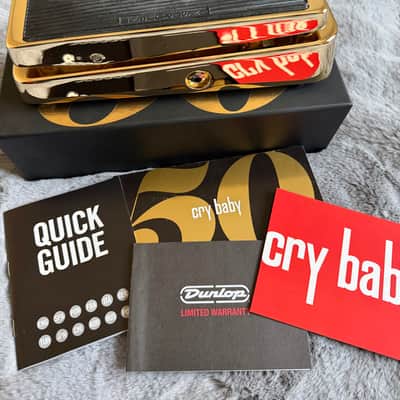 Dunlop GCB95G 50th Anniversary Cry Baby Wah 2017 - 2019 - Gold image 2
