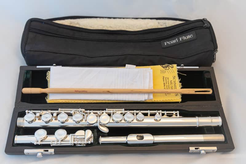 Pearl PF-501 Flute Silver-plated with Split-E *Made in Japan *Cleaned & Serviced *Ready to play image 1
