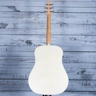 *DEMO* Ibanez AAD77M1E Acoustic Guitar | Open Pore Antique White image 3
