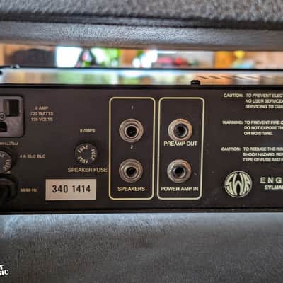 SWR Studio 220 Bass Amplifier w/ Rack Bag - Used image 4