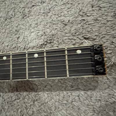 Custom Headless Blonde Travel Lapsteel compact comfortable electric guitar Made in Ukraine Custom shop Djent Modern Metal Unique Boutique image 6
