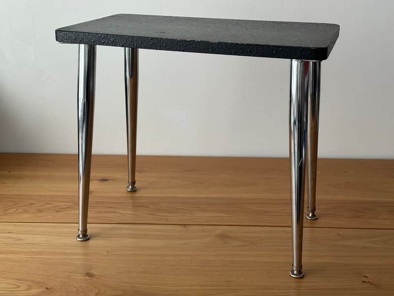 Original Vintage 1970s Wurlitzer Chrome Stool Bench 200 Series 200A 206 image 1
