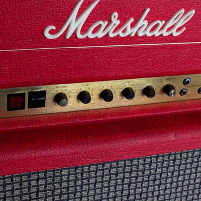 Marshall JMP Model 1959 Super Lead 100 Watt Mk II Tube Half Stack Amplifier (1977), ser. #SL-A 06765J. image 19