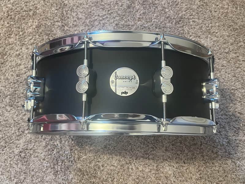 PDP Concept Maple Snare Drum - 5.5" x 14" - Satin Black image 1