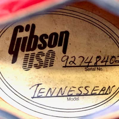 Gibson Chet Atkins Tennessean 1998 Wine Red image 23