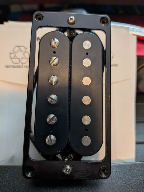 DiMarzio DP192FBK Air Zone F-Spaced Humbucker 2010s - Black image 1