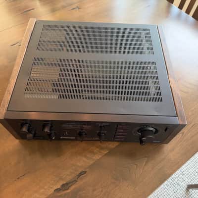 Pioneer A-88X 1984 - Black with walnut side panels image 3