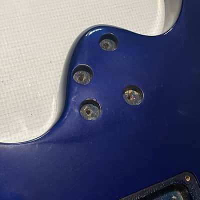 1997 Korean Ibanez RG470 Candy Blue Basswood Guitar Body Floyd Ready image 13