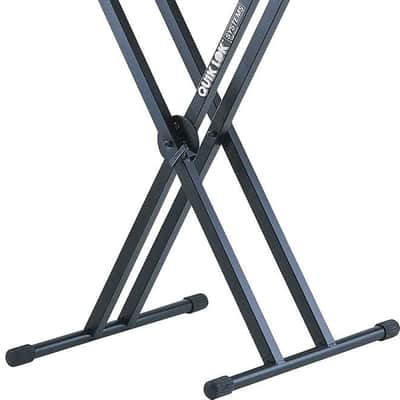 Quik Lok QL-642 2-Tier Double-Braced X-Style Keyboard Stand image 3
