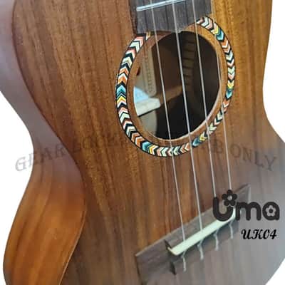 Uma Taiwan UK-04 sc all Acacia Koa concert Ukulele image 5
