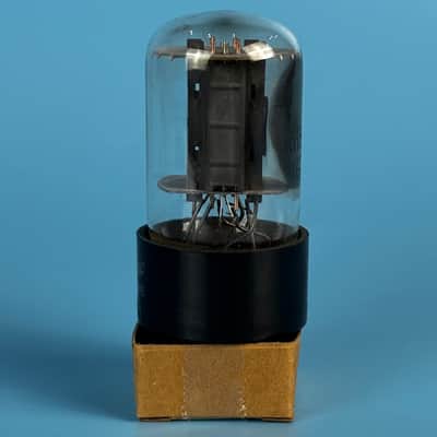 1962 General Electric 6SN7GT Vintage Grey Plated Vacuum Tube! Tests Good! T582 image 2