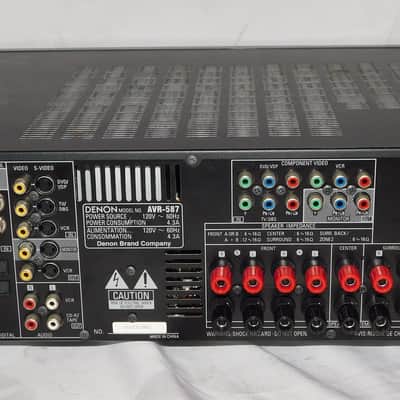 Denon AVR-587 receiver with manual and remote image 5