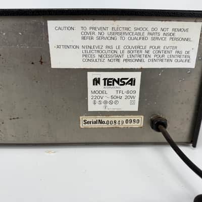 Tensai TFL-809 Stereo Cassette Deck - Nice looking deck, with VU meters image 8