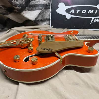 Gretsch G6122 Jr. 6122 Country Classic Junior Guitar with Case MIJ Japan 1999 Orange image 11