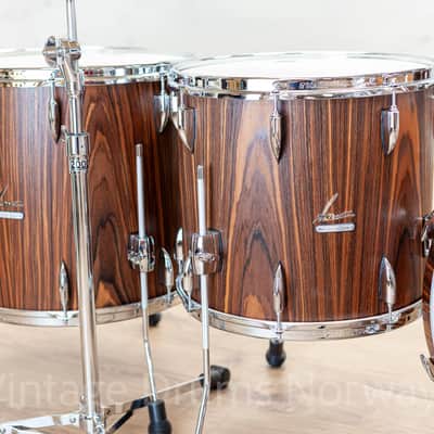 Sonor Vintage Series Rosewood SemiGloss Beech Shell Bank – Made in Germany image 8